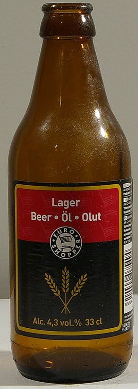 Euro Shopper Lager bottle by  
