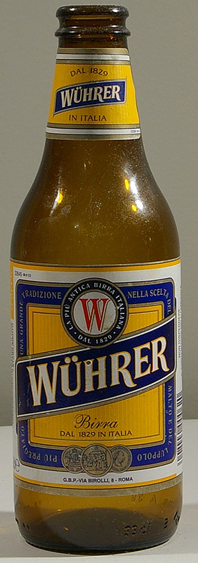 Wuhrer bottle by  