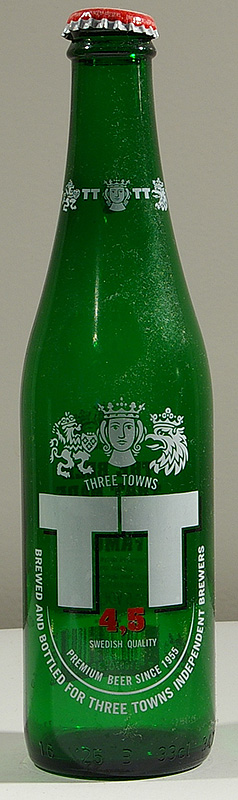 TT bottle by Three Towns Independent Brewers 