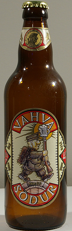 Vahva Sodur bottle by Viru Ölu 