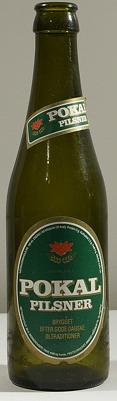 Pokal Pilsner bottle by Wiibroes Bryggeri 