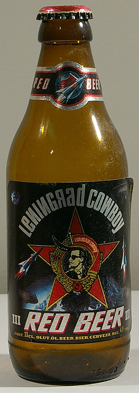 Leningrad Cowboy Red Beer bottle by  