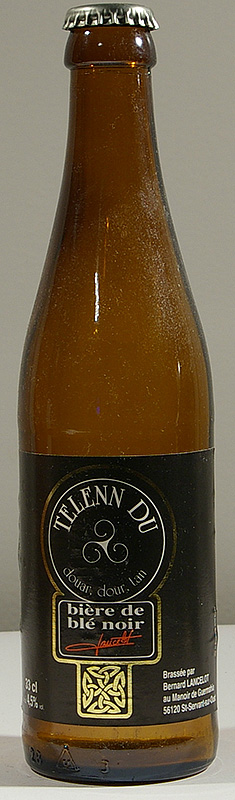 Telenn Du bottle by Brassée Par Bernard Lancelot, St Servant 