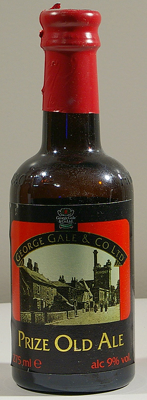 Prize Old Ale bottle by George Gale & Co Ltd 