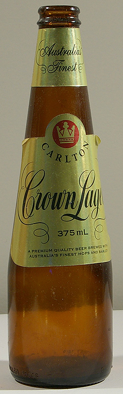 Carlton Crown Lager bottle by Carlton & United Breweries Ldt. 