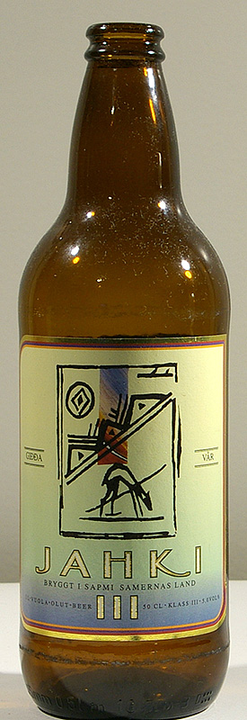 Jahki bottle by Gellivare Bryggeri 