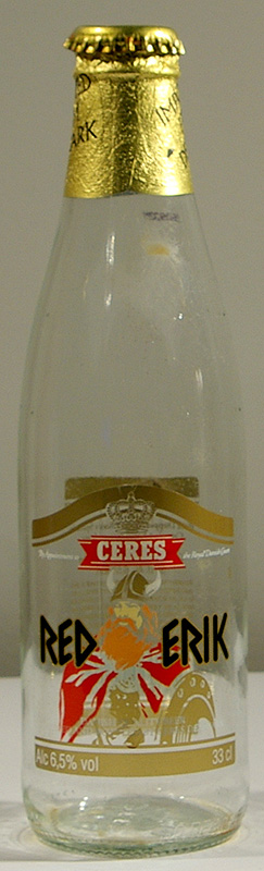 Red Erik bottle by Ceres 