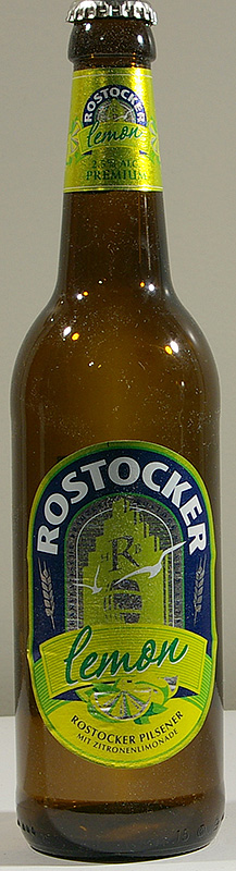 Rostocker Lemon bottle by Hanseatische Brauerei Rostock 