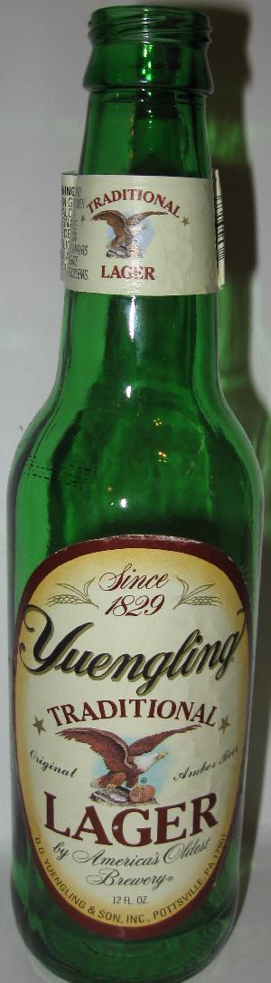 Yuengling Traditional Lager bottle by D.G. Yuengling & Son 
