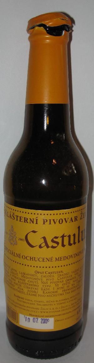 Castulus Želiv bottle by Klášterní Pivovar Želiv 