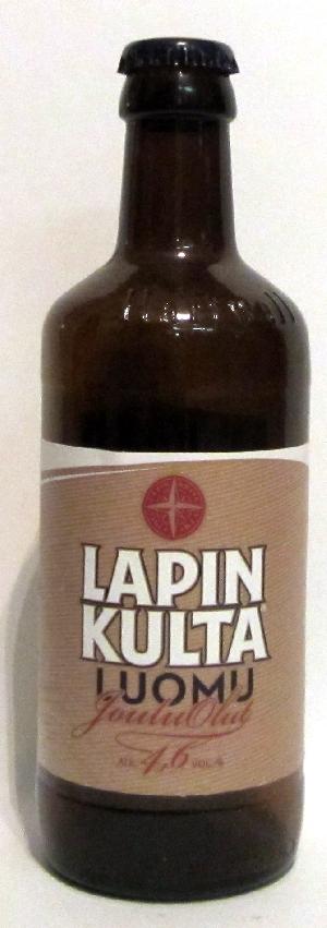 Lapin Kulta Luomu JouluOlut bottle by Hartwall 