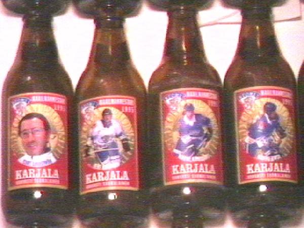 Karjala. Lehtinen bottle by Hartwall 