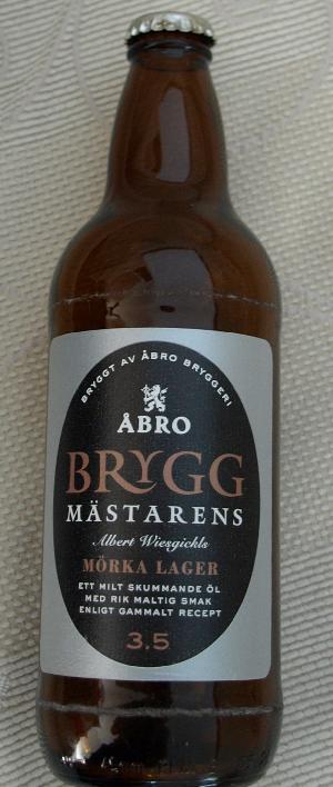 Brygg Mästarens Mörka Lager bottle by Åbro Bryggeri 